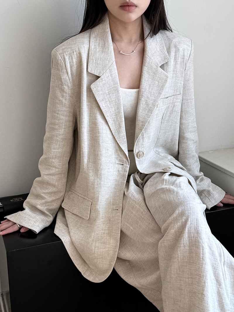 Herbst High-end-Leinen Materia – Linen Pant Wide Bewertung und Preis