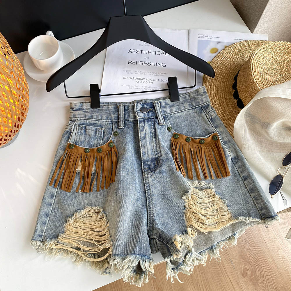Mode Hot Shorts Sexy Fringe Au – Shorts Denim Frayed Bewertung und Preis