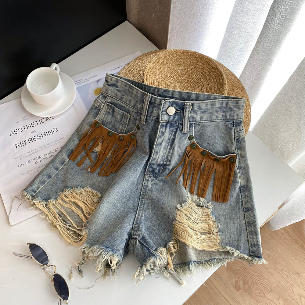 Mode Hot Shorts Sexy Fringe Au – Shorts Denim Frayed Bewertung und Preis