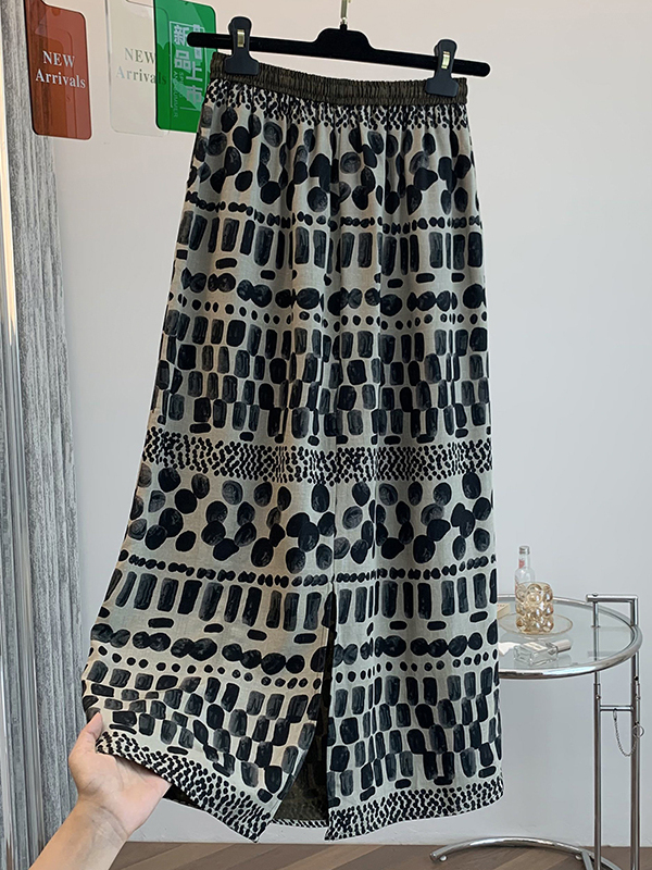 Retro-Blumenmuster, lockerer,  – Midi Skirt Floral Bewertung und Preis