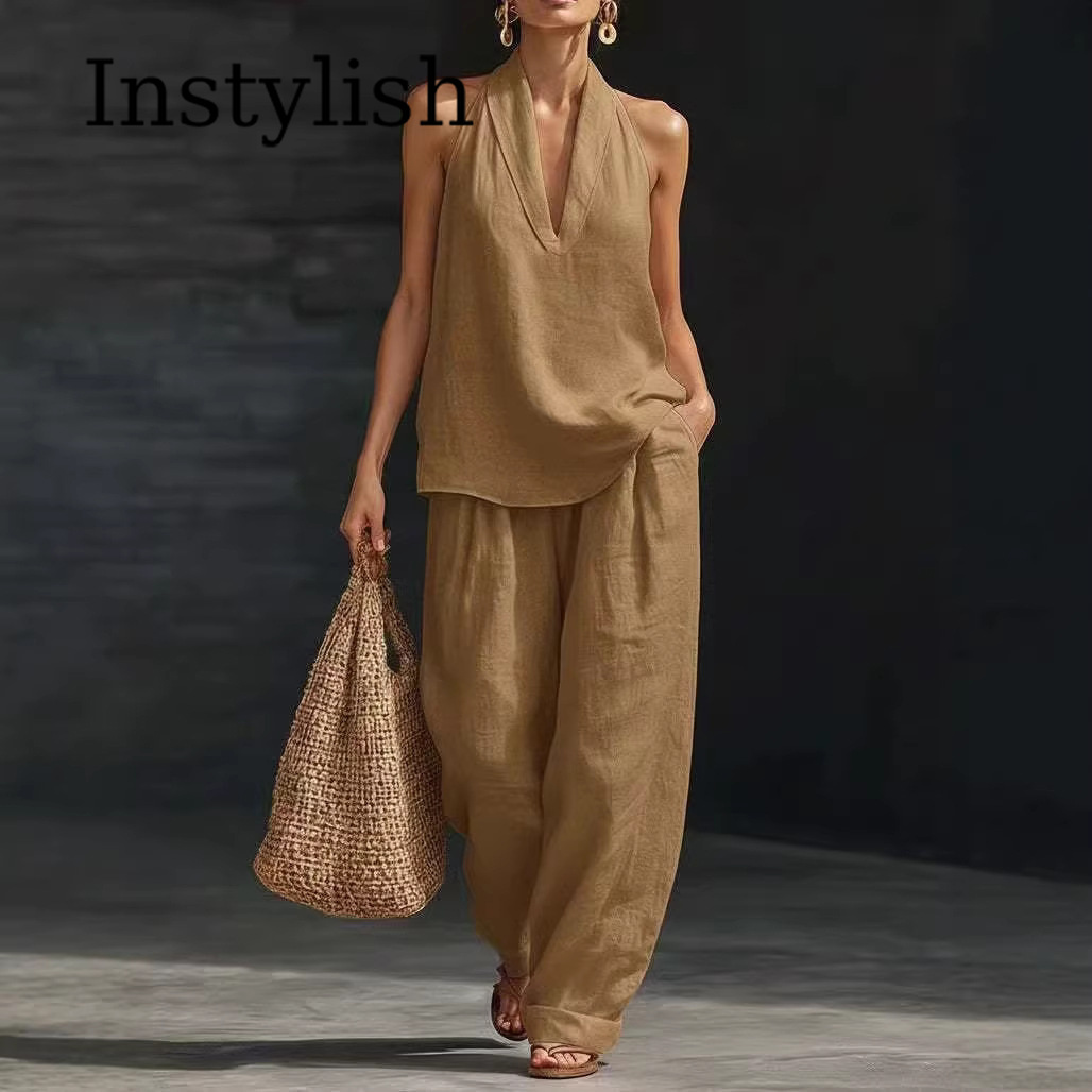 Sommerliches Damen-Freizeit-Se – Linen Pant Wide Bewertung und Preis