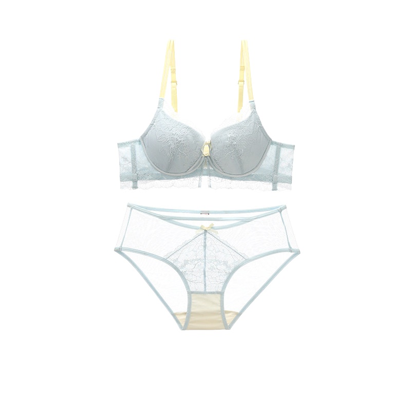 Neues Mädchenhaftes Süßes Spit – Bralette Triangle Set Bewertung und Preis