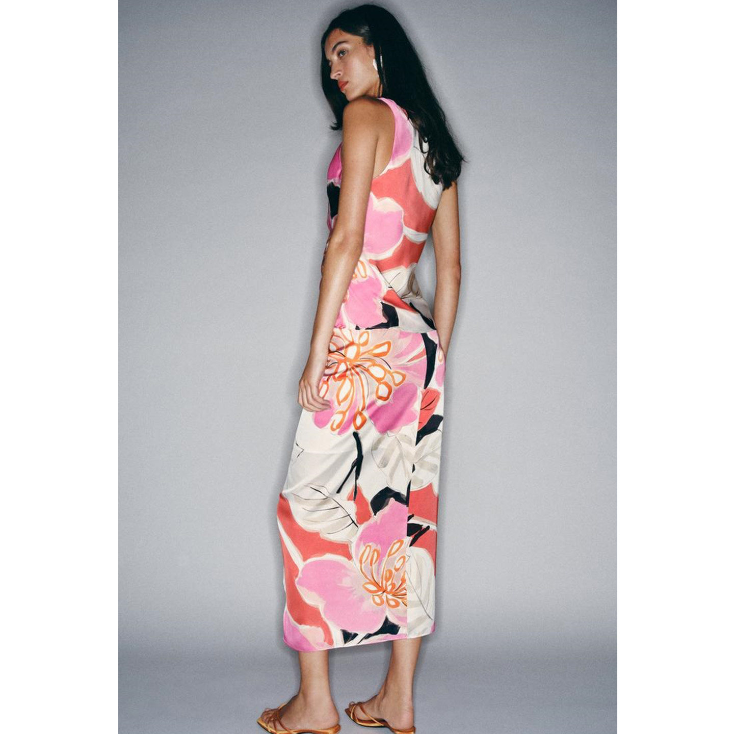 Hochgeschnittener Midirock, är – Midi Skirt Floral Bewertung und Preis
