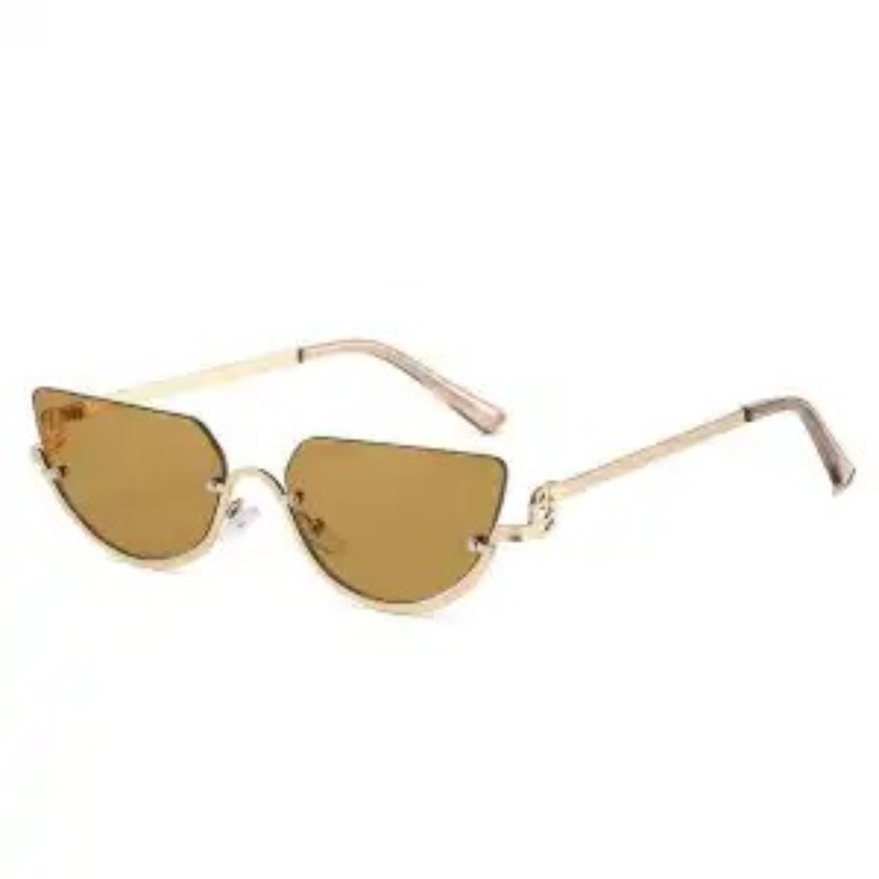 Modische Metall-Halbrahmen Cat – Sunglasses Cat Eye Bewertung und Preis