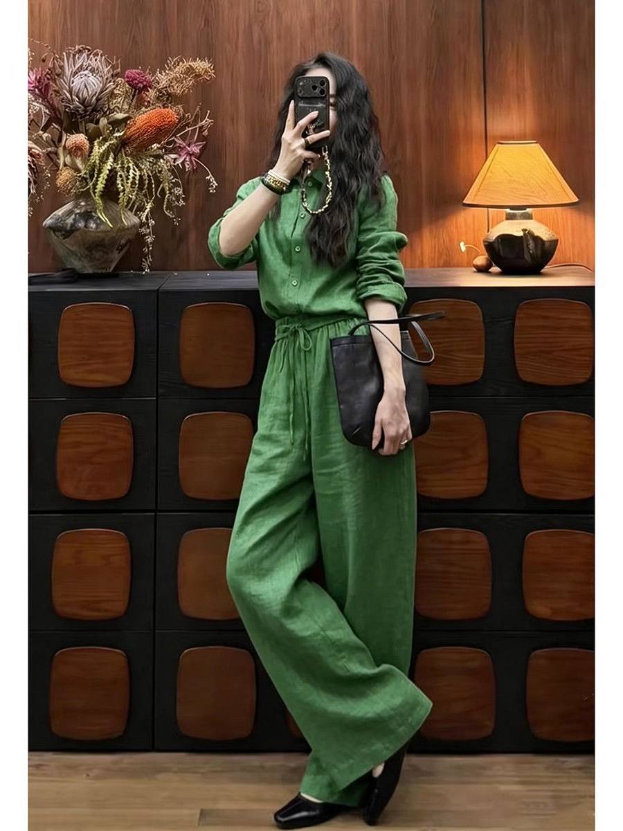 Locker geschnittenes Leinenhem – Linen Pant Wide Bewertung und Preis
